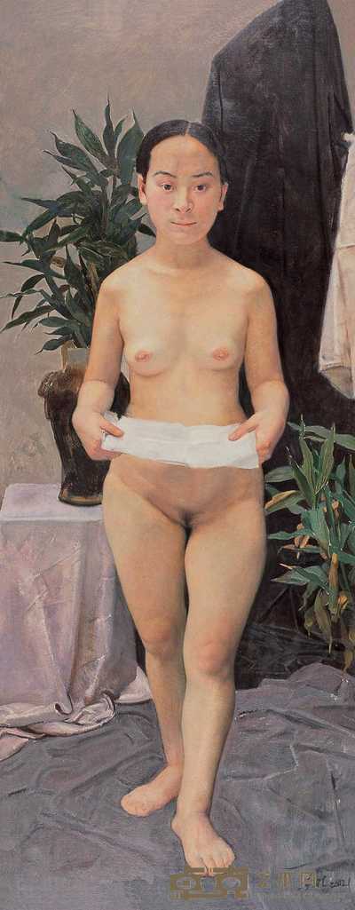 忻东旺 2002年作 女人体 160×65cm